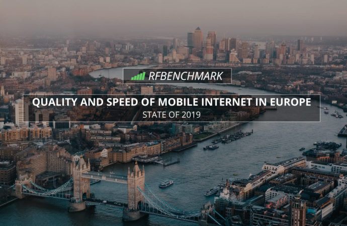 Quality and speed of mobile Internet in Europe – RFBENCHMARK (2019)