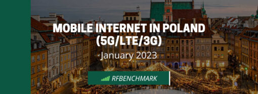 Mobile Internet in Poland 5G/LTE/3G (January 2023)