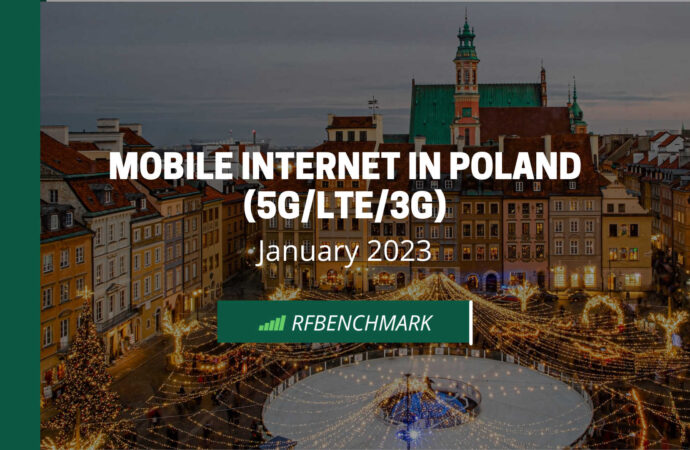 Mobile Internet in Poland 5G/LTE/3G (January 2023)