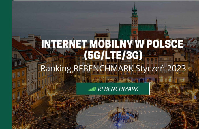 Udany początek roku – Internet mobilny w Polsce 5G/LTE/3G (styczeń 2023)