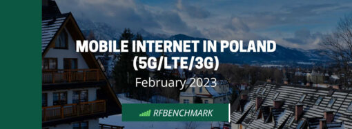 Mobile Internet in Poland 5G/LTE/3G (February 2023)