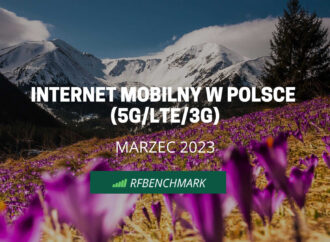 Nieznaczne zmiany na szczycie – Internet mobilny w Polsce 5G/LTE/3G (marzec 2023)