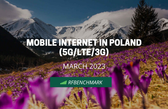 Mobile Internet in Poland 5G/LTE/3G (March 2023)