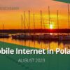 Mobile Internet in Poland 5G/LTE (August 2023)