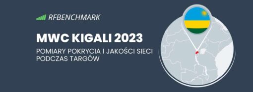 MWC Kigali 2023 – pomiary pokrycia i jakości sieci mobilnej podczas targów