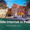 Mobile Internet in Poland 5G/LTE (September 2023)